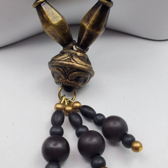 Irish orb Gothic tassel necklaxe unique clasp! N2005 - Picture 2 of 3